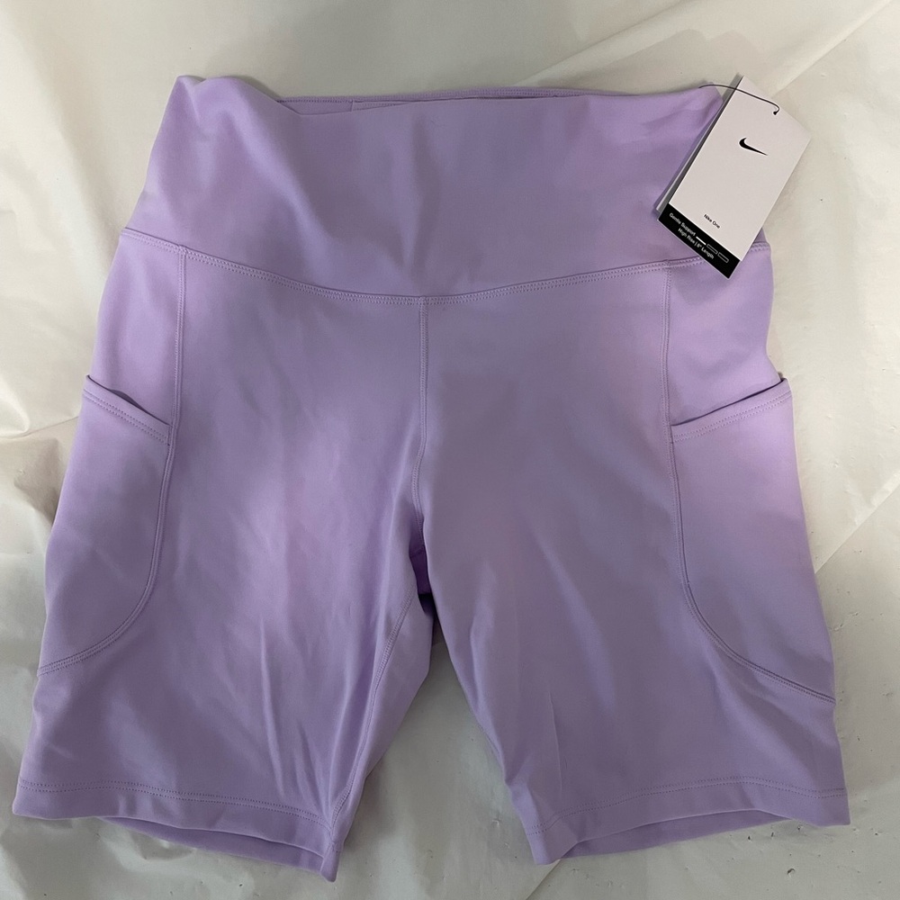 NWT Nike Lilac Bike Shorts